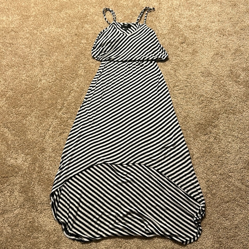 Mossimo  Black & White Striped Dress